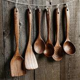 Thailand Teak Natural Wood Cooking Set | Yedwo Home